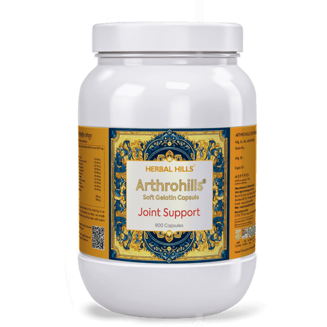 Arthrohills Capsules, Ayurvedic Joint care, Relieves Joint Pain & Muscle Pain, Natural Supplement for Overall Joint Health - 60 & 900 Capsules