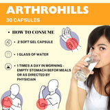 Arthrohills Capsules, Ayurvedic Joint care, Relieves Joint Pain & Muscle Pain, Natural Supplement for Overall Joint Health