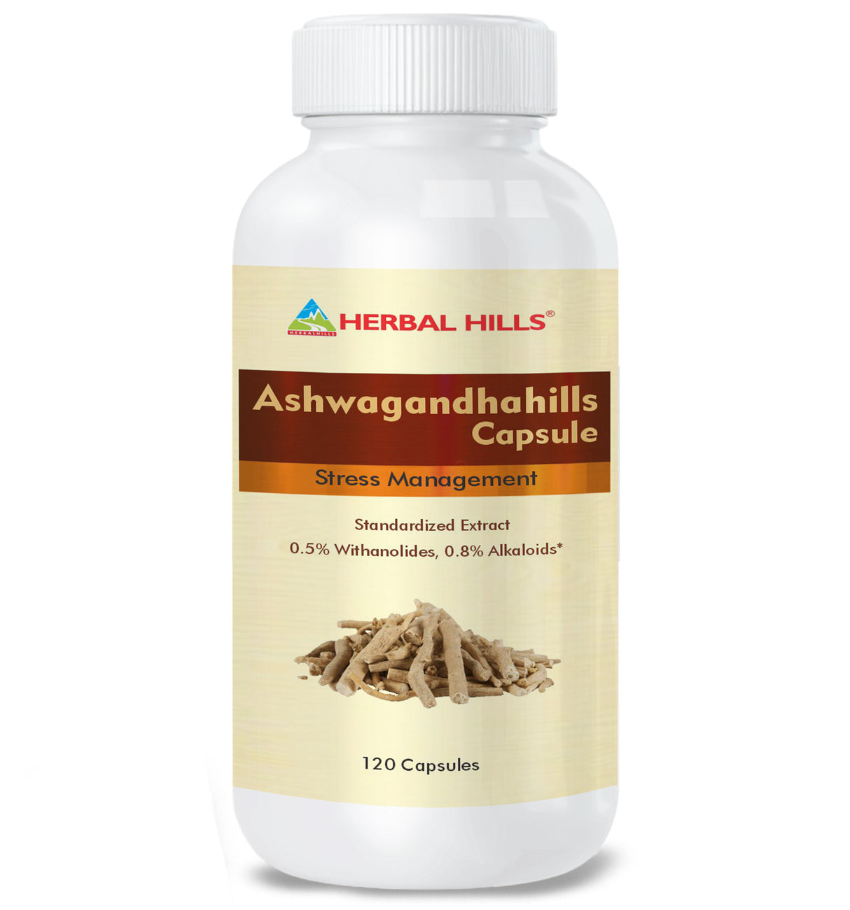 Ashwagandha Capsule Manage Anxiety & Stress Relief, Promotes Sound Sleep