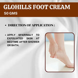 Glohills Foot Cream For Softening - directions to consume