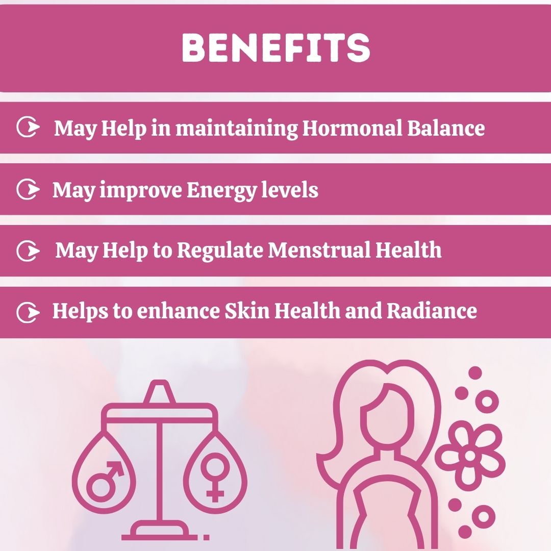 Her Hormonal Balance Capsule, For Women's Health Care and Hormonal Balance Support
