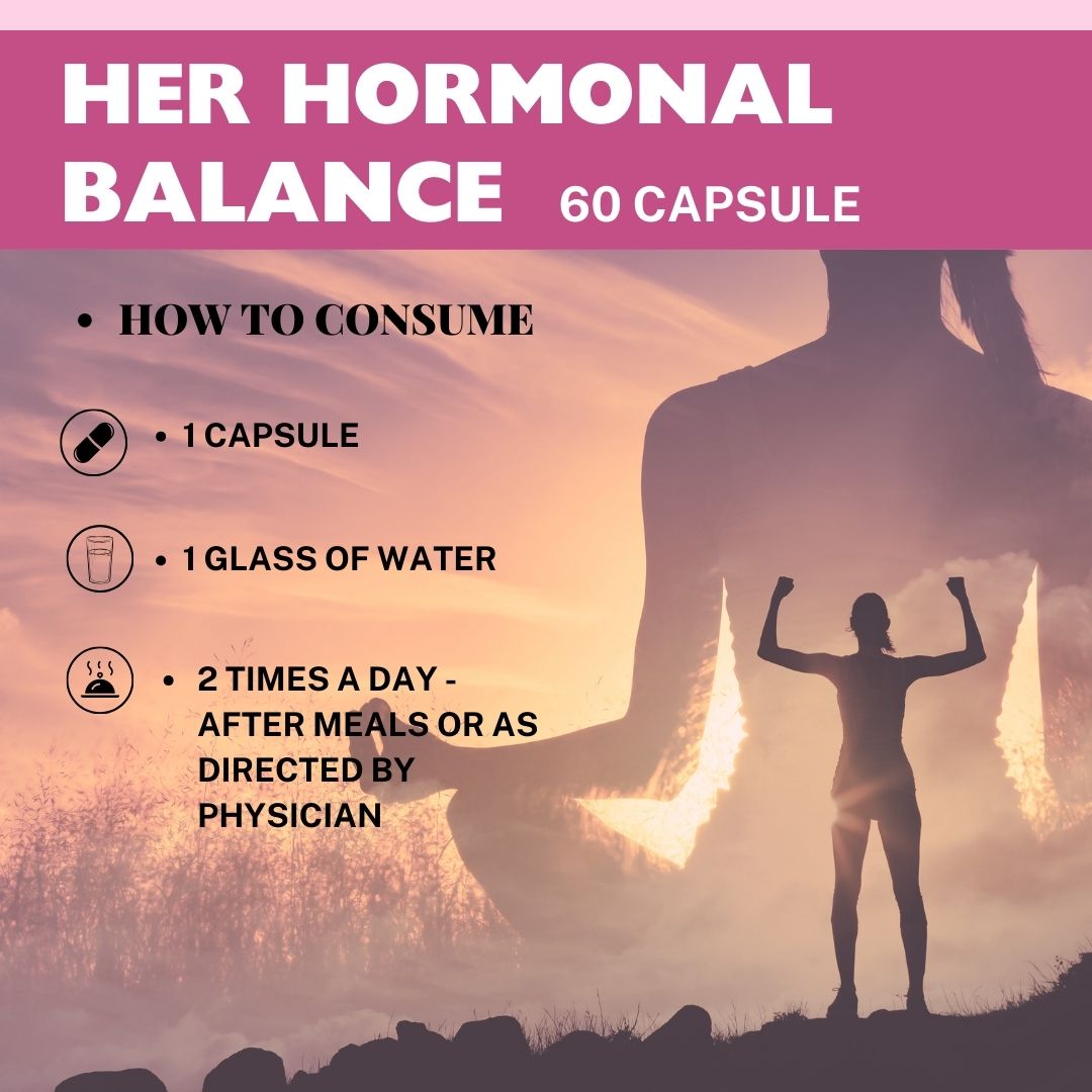 Buy Her Hormonal Balance Capsules for Women's Health - how to consume