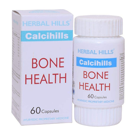 Calcihills Capsules: Natural Calcium Supplement for Men and Women's Strong Bones and Immunity 500 Count