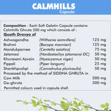 Calmhills Stress Management Capsules Herbal Support for Stress, Anxiety & Tension