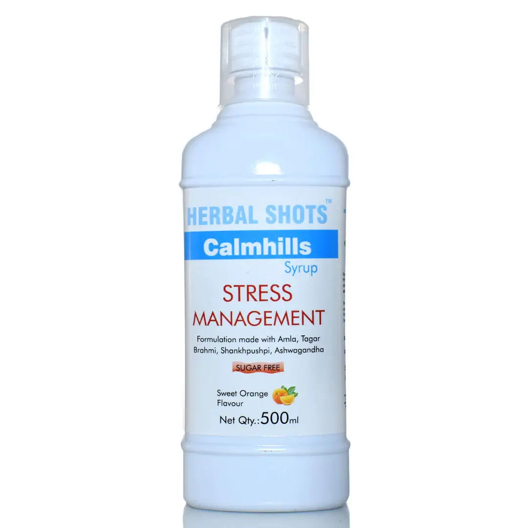 Calmhills Syrup Stress Management Rejuvenates Mind & Body Stress Relief, Energy Booster, Anxiety and Sleep Aid 500 ML