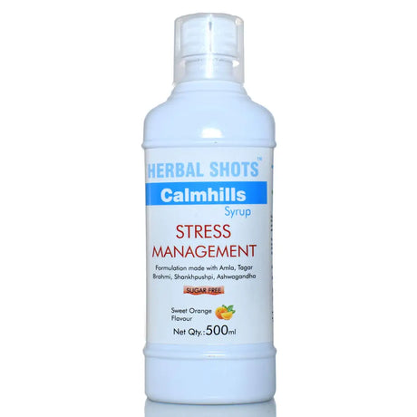Calmhills Syrup Stress Management Rejuvenates Mind & Body Stress Relief, Energy Booster, Anxiety and Sleep Aid 500 ML