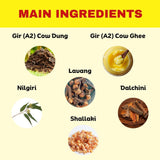 Herbal Hills Dhoop Batti - Promotes Relaxation and Spirituality - 30 Dhoopbatti + 2 Stands