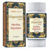 Digeshills Tablet, Ayurvedic Digestive Care, Relieves Gas, Bloating & Supports Healthy Digestion