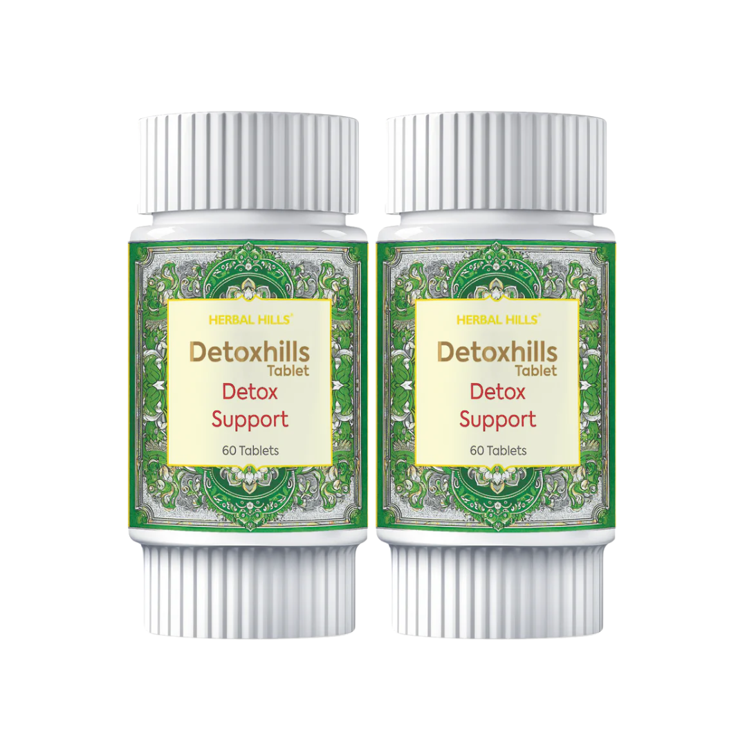 Detoxhills Tablets: Ayurvedic Colon Cleanse for Natural Body Detox, Rejuvenation, and Digestive Support
