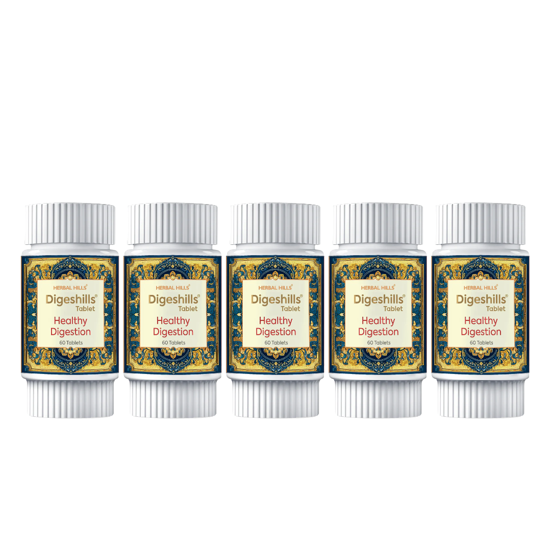 Digeshills Tablet, Ayurvedic Digestive Care, Relieves Gas, Bloating & Supports Healthy Digestion