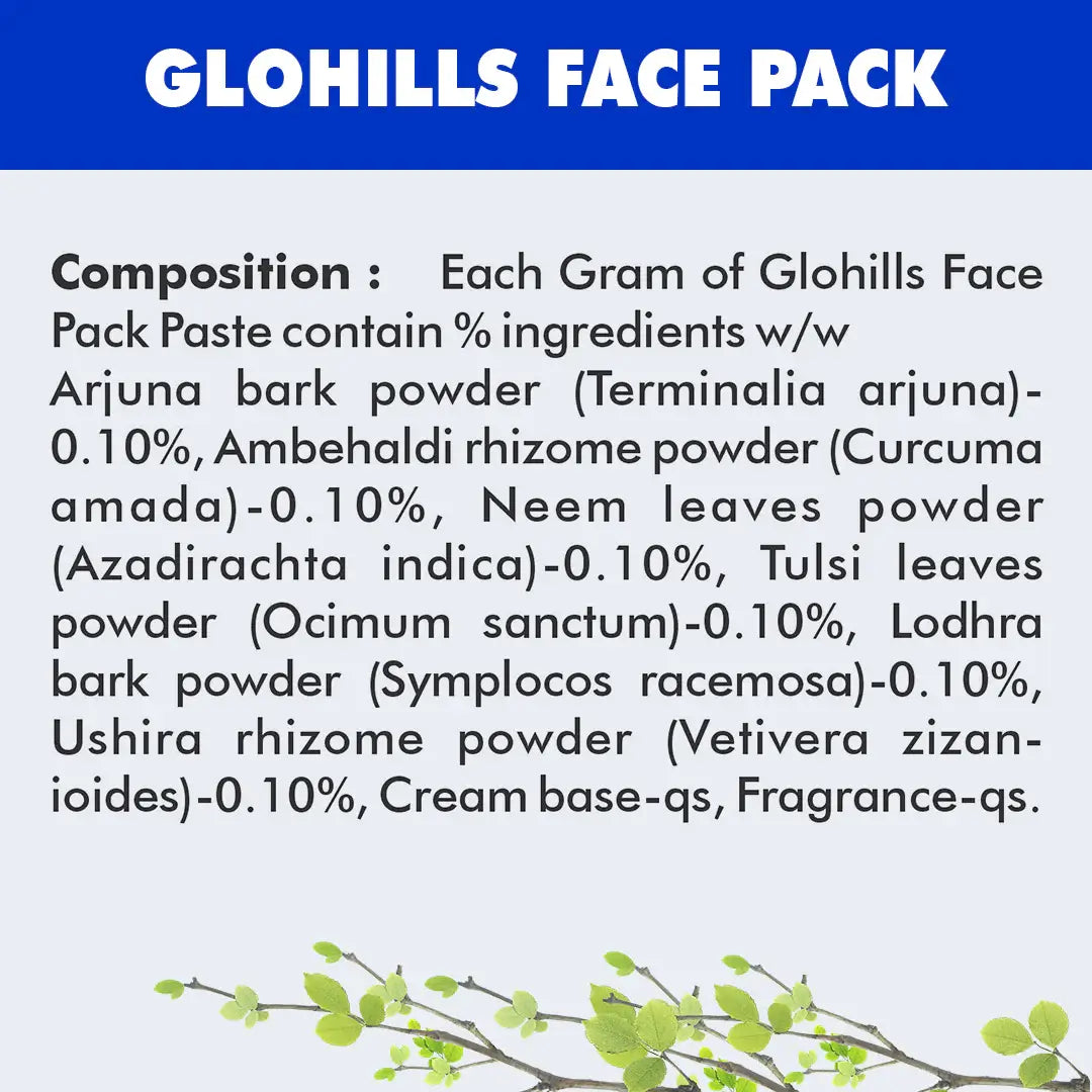 Buy Glohills Face Pack for Skin Detoxification