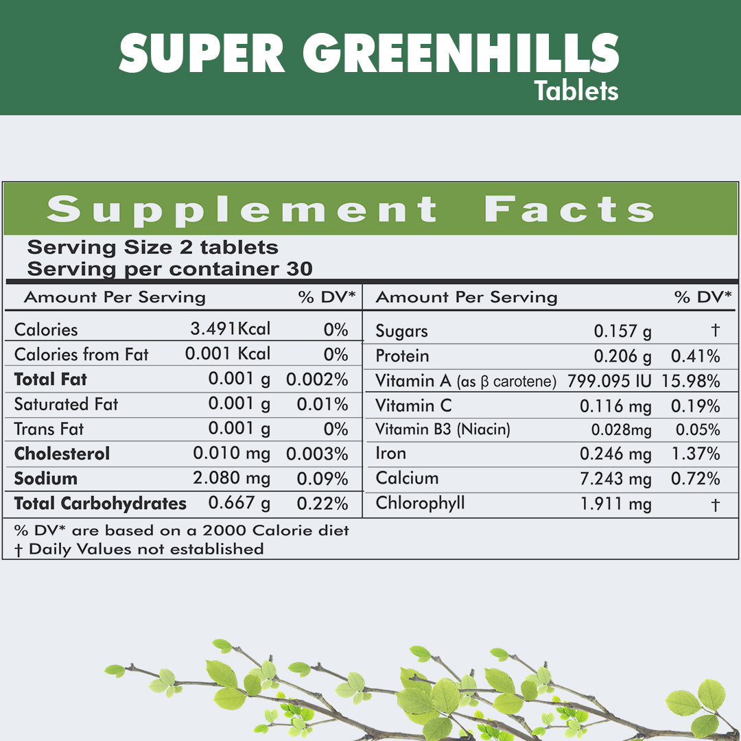 Buy Super Greenhills Tablets for Immunity Boost