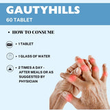 Buy Gautyhills Tablet for Gout Relief -  how to consume