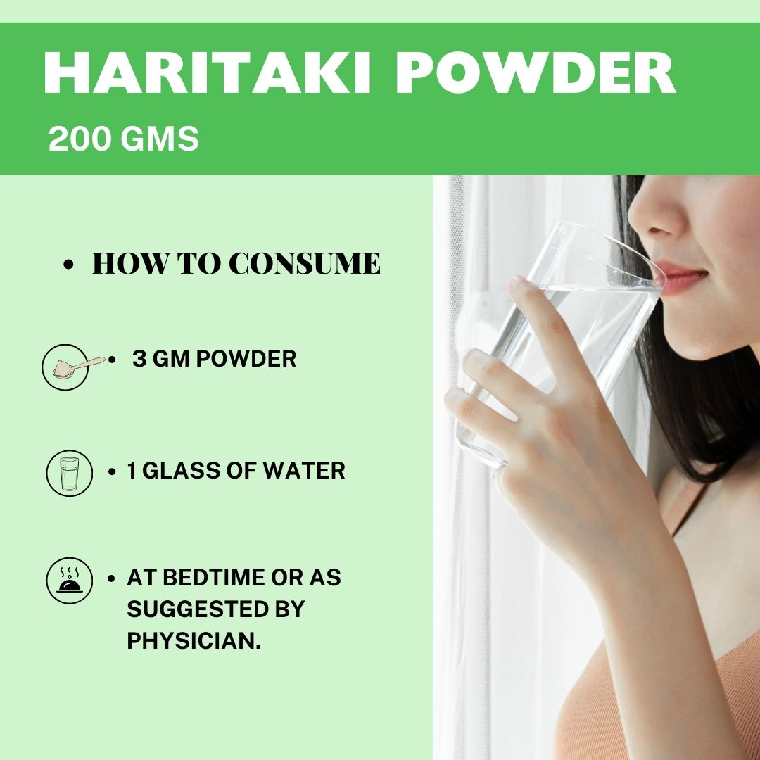 Buy Organic Haritaki Powder for Digestive Wellness - how to consume