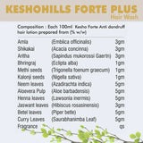 KeshoHills Forte Plus Hair Wash Repairing Shampoo Restoring Conditioner Smoothening and Repairing for Damaged and Weak Hair 200ml