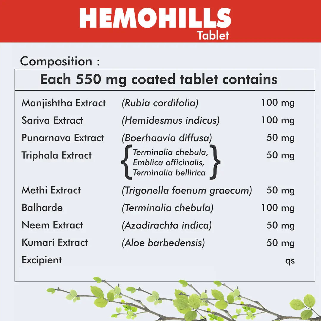 Buy Hemohills Tablet for Blood Support