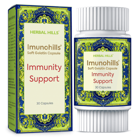 Imunohills Capsule - Immunity Support Capsules for General Wellness,Stress Relief, Natural Immunity Booster