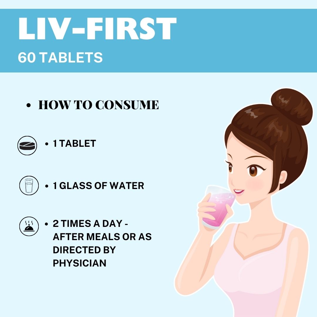 Buy Liv-First Tablet for Comprehensive Liver Support - how to consume