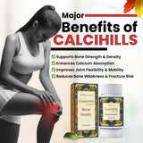 Calcihills Capsules: Natural Calcium Supplement for Men and Women's Strong Bones and Immunity