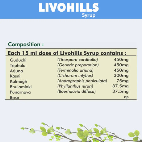 Buy Livohills Syrup Liver Support Tonic for Liver Wellness