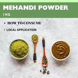 Buy Mehandi Powder for Natural Hair Coloring - how to consume