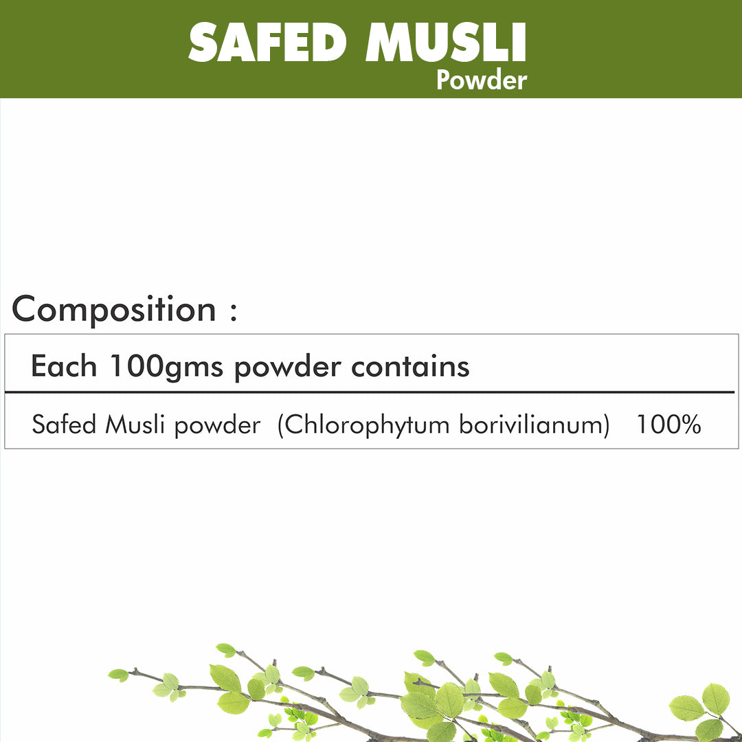 Buy Safed Musli Powder for Vitality and Energy