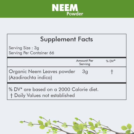 Buy Organic Neem Powder for a Pimple-Free Face