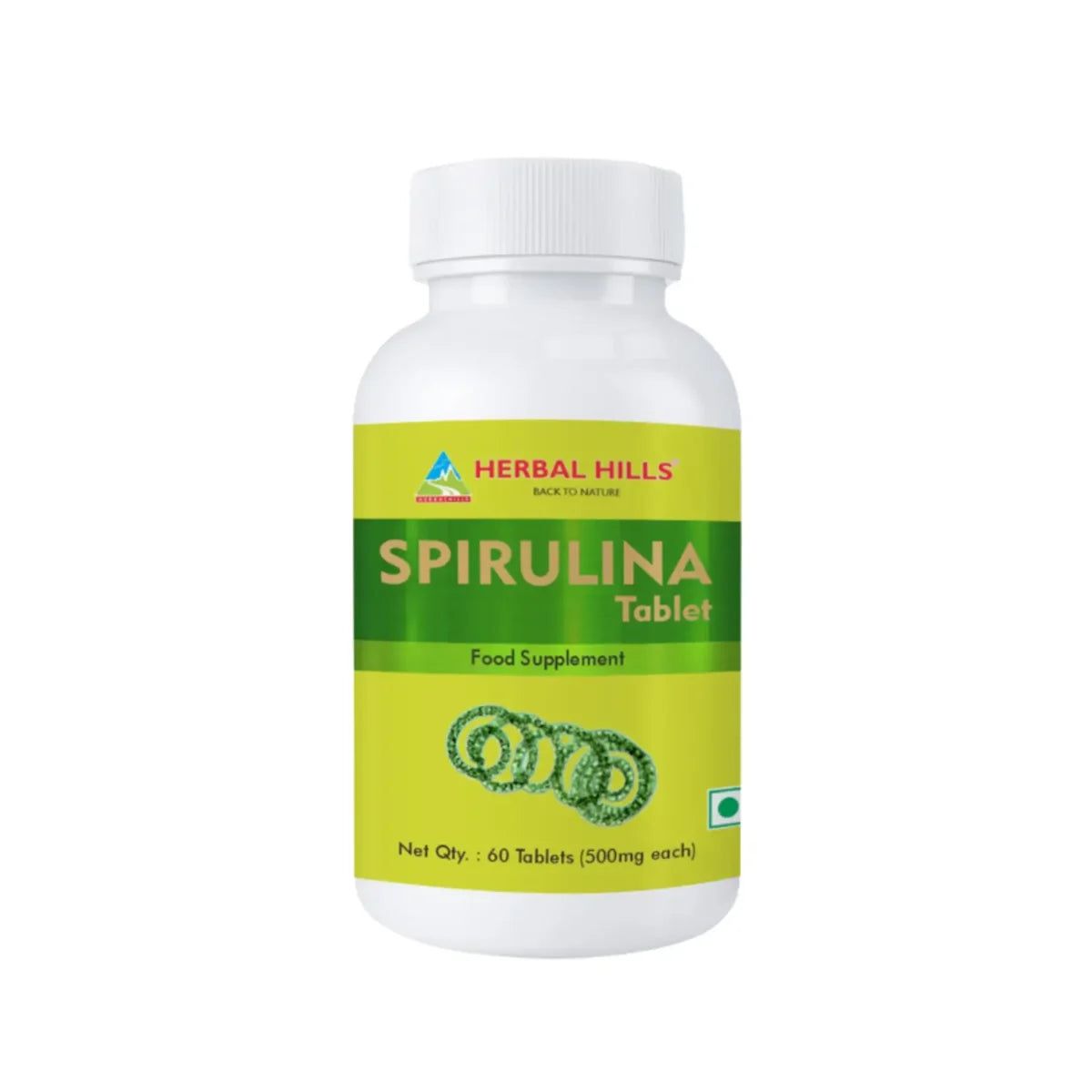 Spirulina Tablet, Packed with Essential Nutrients Can help Supplement Your Diet Green Superfood Overall Body Support