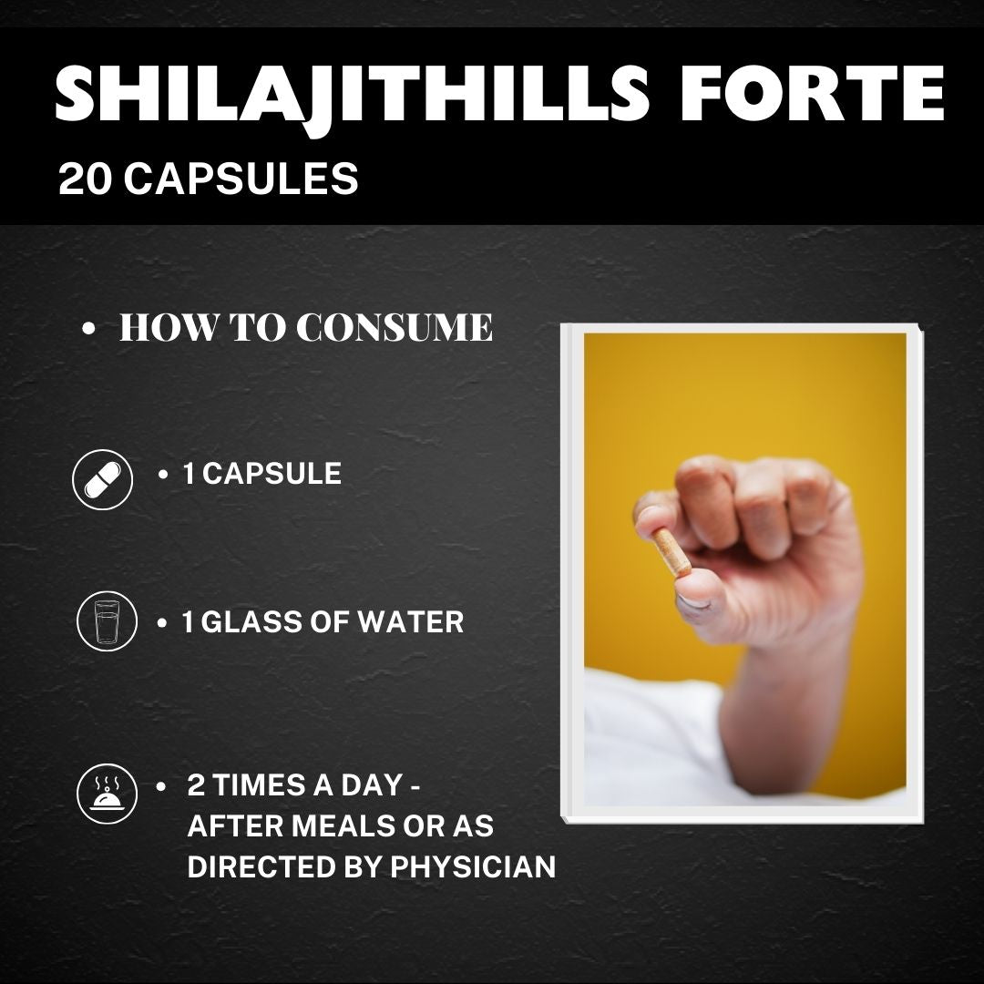 Shilajit Forte Capsule - how to consume