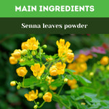 Senna Capsule Natural Herbal Laxative for healthy digestion, Herbal Supplement To Support Digestive Function. Provides constipation & gastric relief. Supports bowel wellness