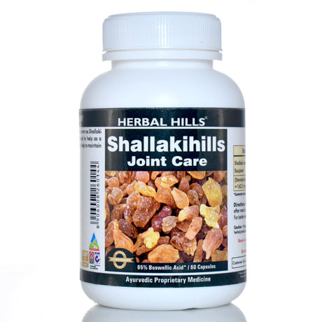 Boswahills Shallaki Capsule for Bone & Joint Wellness, Reduces pain and Inflammation 60 Counts