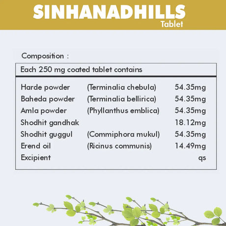 Sinhanadhills Tablet