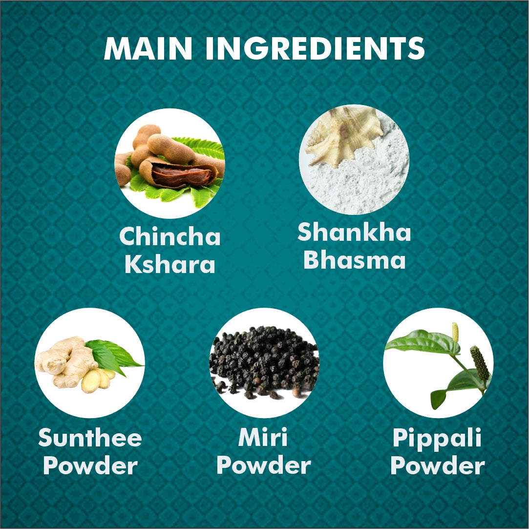Shankhavatihills Tablet, For Irritable Bowel Syndrome (IBS), Relieves Gas, Bloating and regulates bowel habits