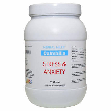 Calmhills Tablets Stress & Anxiety relief formula for Mood Support, Stress Relief, Relaxation &Improve Sleep Quality