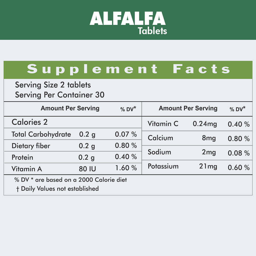 alfalfa tablet