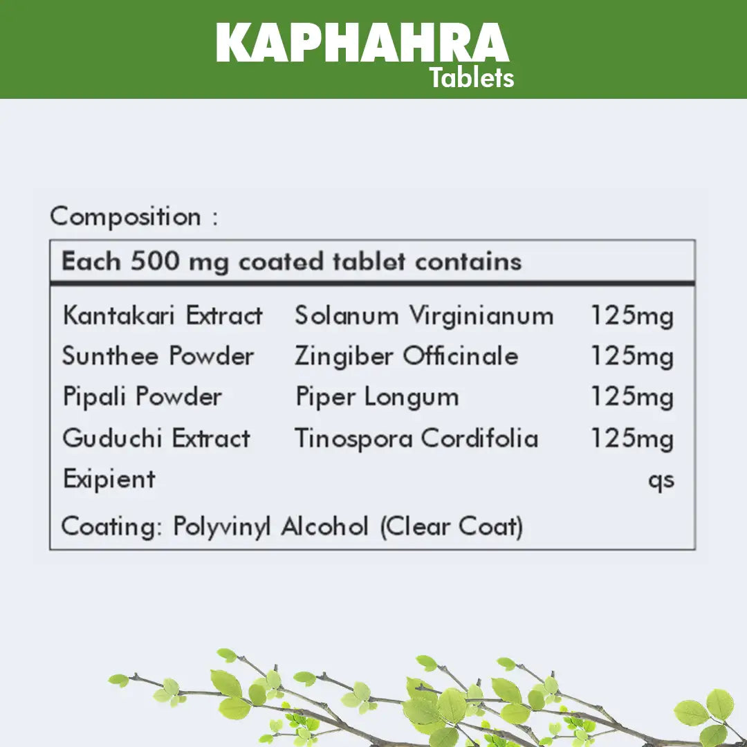 Buy Kaphahra Tablet for Respiratory Wellness