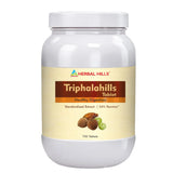 Triphala Tablets: Ayurvedic Supplement with Amla, Haritaki & Bibhitaki for Digestive support