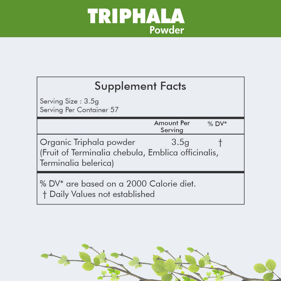Buy Organic Triphala Powder for Healthy Digestion