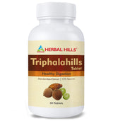 Triphala Tablets: Ayurvedic Supplement with Amla, Haritaki & Bibhitaki for Digestive support