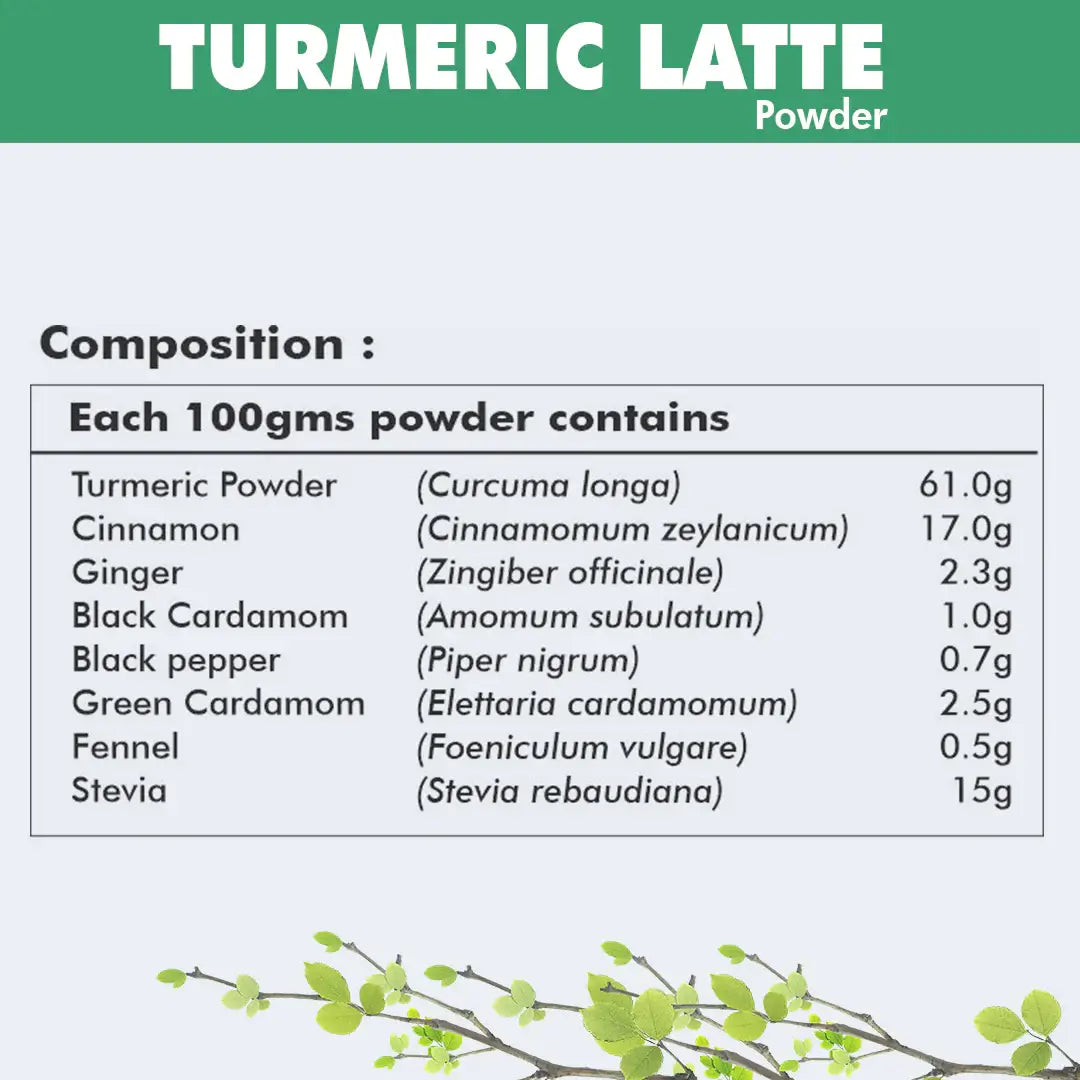 Turmeric Latte Powder for Immunity Boost