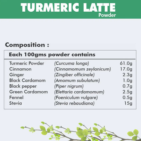 Turmeric Latte Powder for Immunity Boost