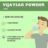Buy Vijaysar Powder - how to consume