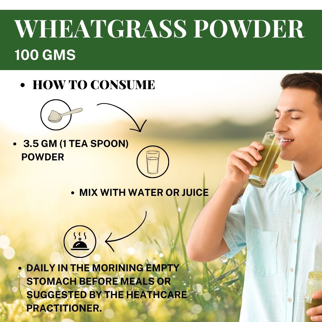 Wheatgrass Powder Immunity Booster & Natural Body Detoxifier. Immunity Support & Detoxification