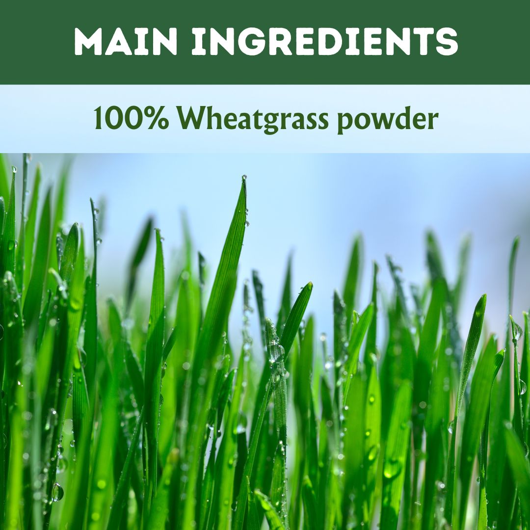 Wheatgrass Powder - main ingredients