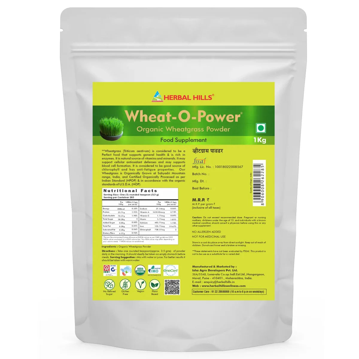 Wheatgrass Powder: Ayurvedic Green Superfood for Daily Wellness