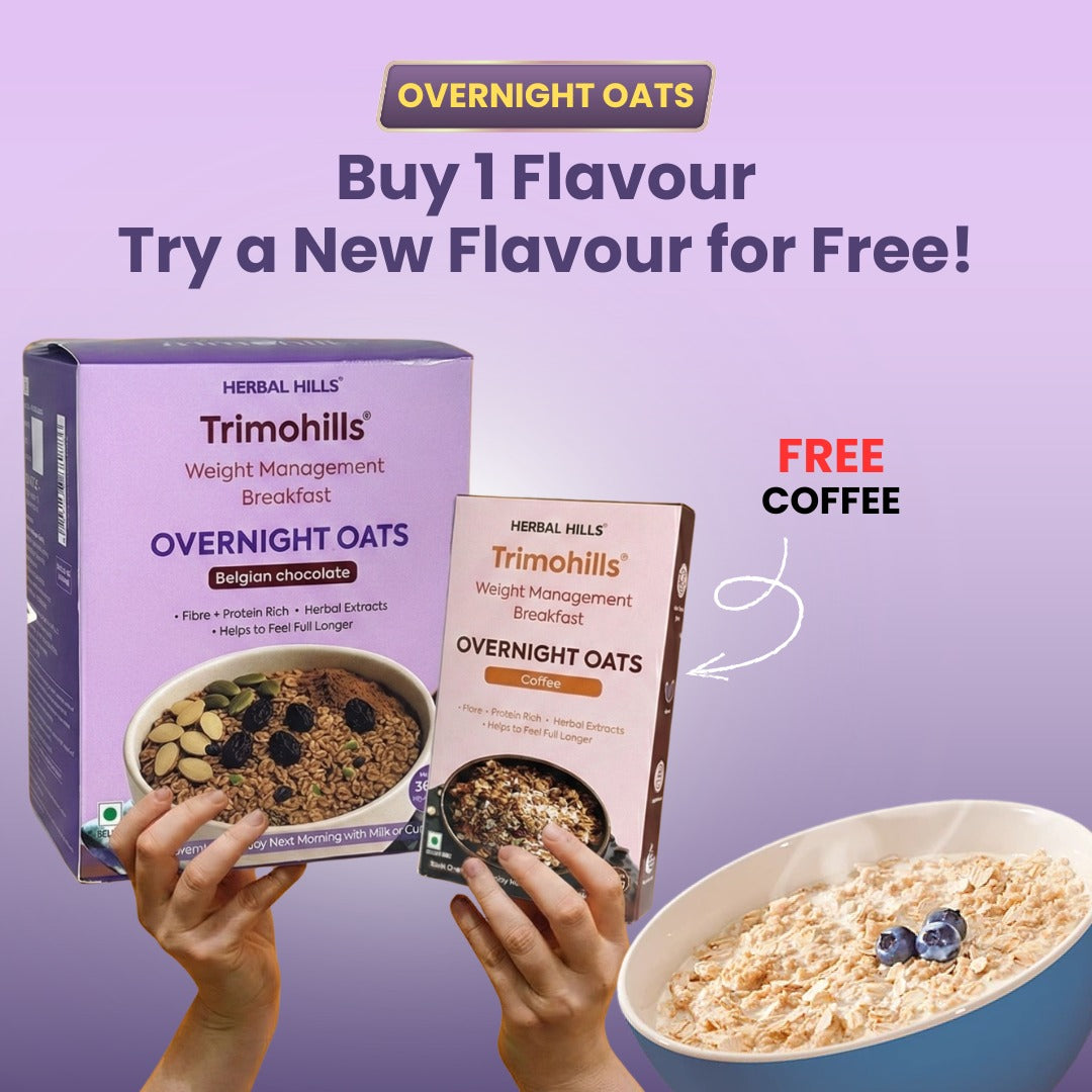 Overnight oats - Belgium Chocolate Flavour - 360 gms - (Free - Coffee Flavour - 60 gms)