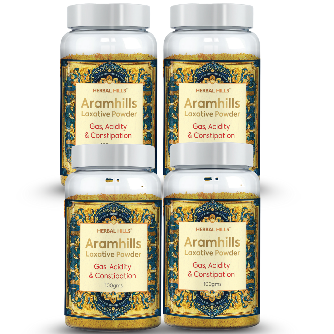 Aramhills Powder, Herbal laxative for constipation, Best natural remedy for Gas, Bloating, and Constipation, Gentle & Effective laxative supplement