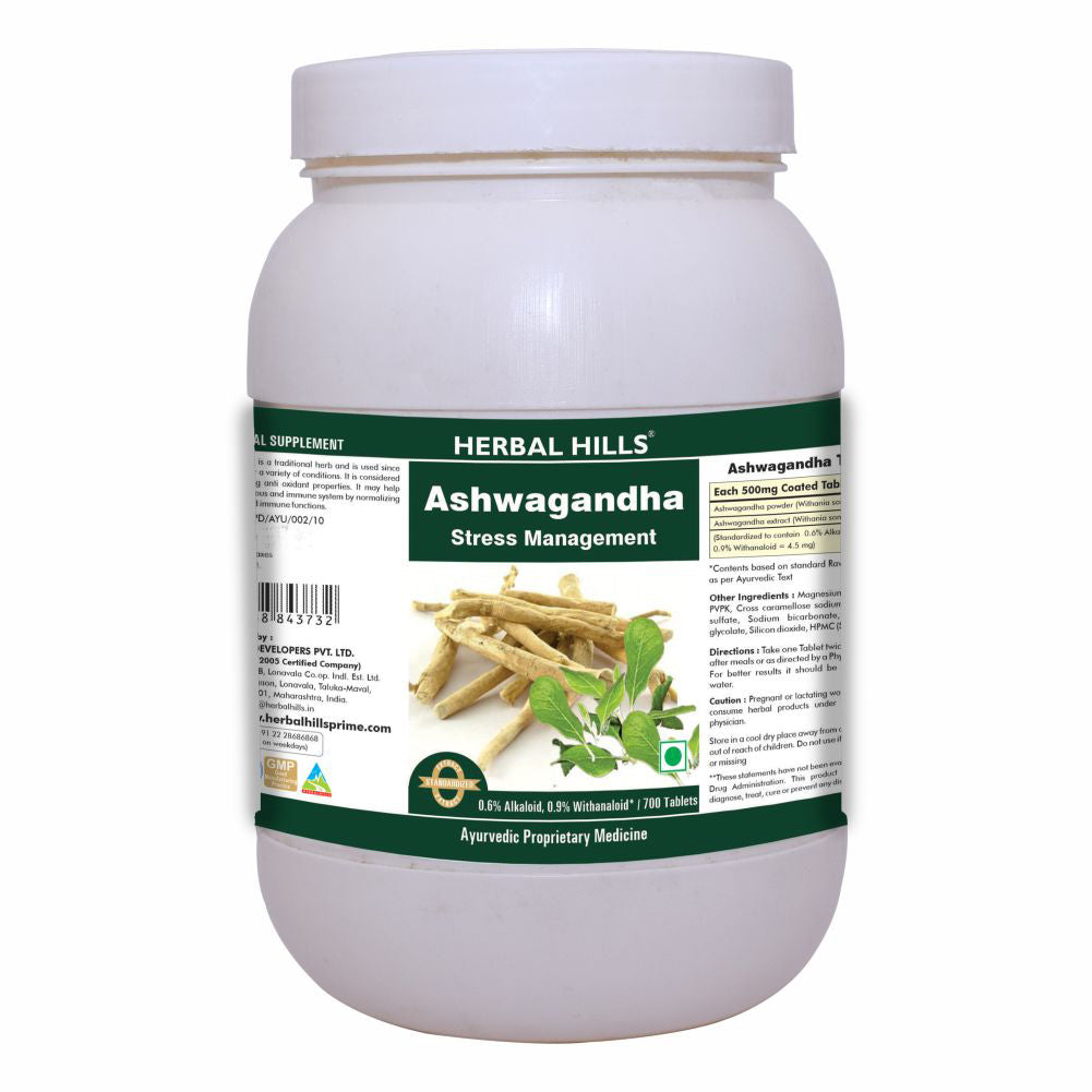 Ashwagandha Tablet Provides Relief form Anxiety and Stress Supports Mental Calmness